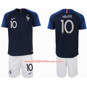 Maillot/Tenue France MBAPPE 10 2 star Enfant Domicile Coupe du monde 2018
